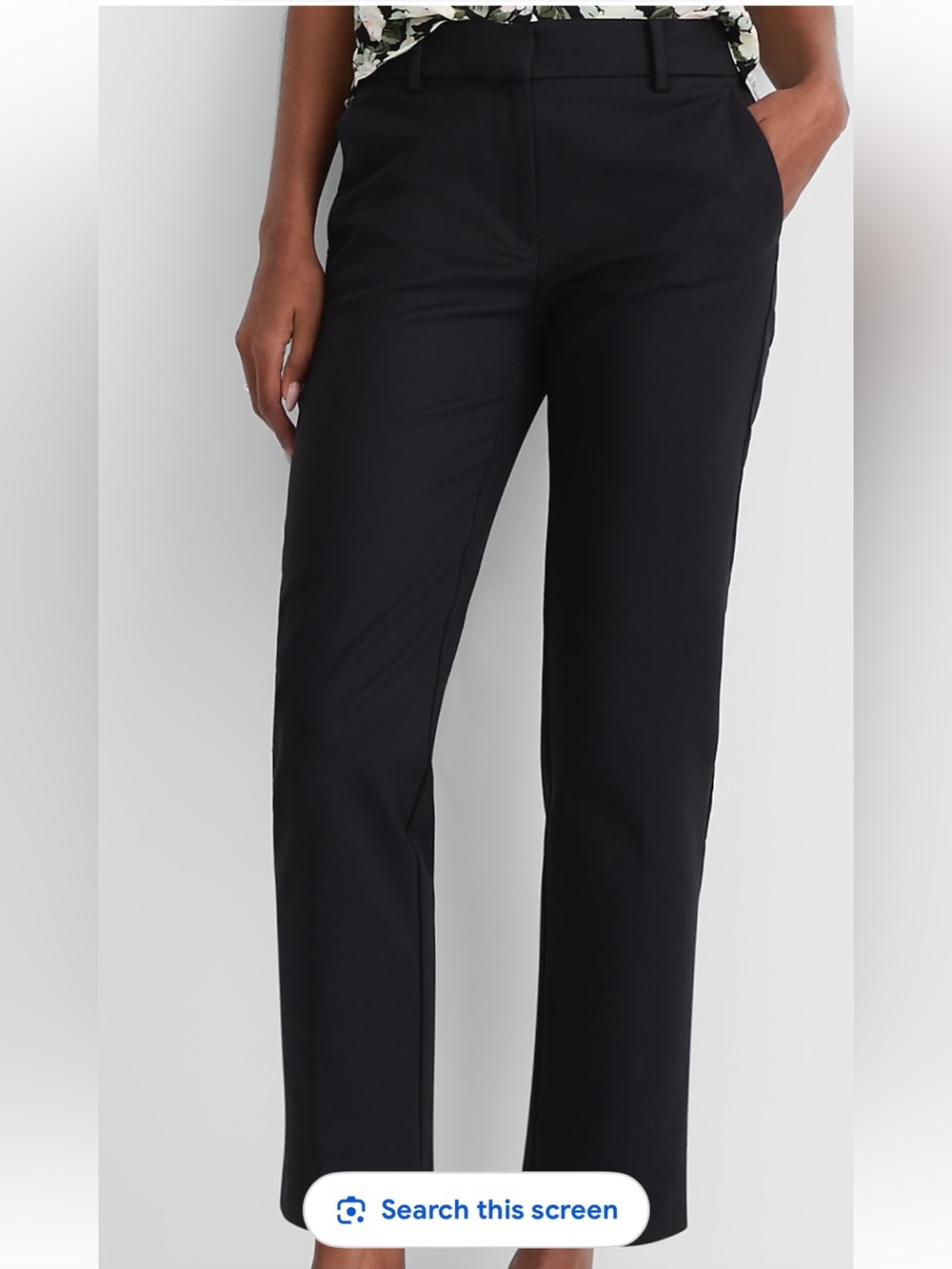 Loft riviera slim Women's Black Pants s-10 24” inseam